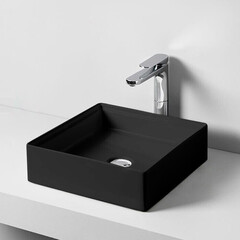 ArtCeram Scalino SCL001 17 00 Раковина накладная, 38x38, цвет: чёрный фото