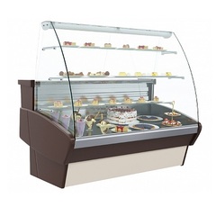 POLUS  Кондитерская витрина K95 SM 1,2-1 (ВХСд-1,2 Полюс), 1180х990х1400,  +0...+7С