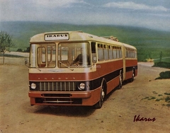 Ikarus 180 Bulgaria red-black Soviet Bus (SOVA) 1:43