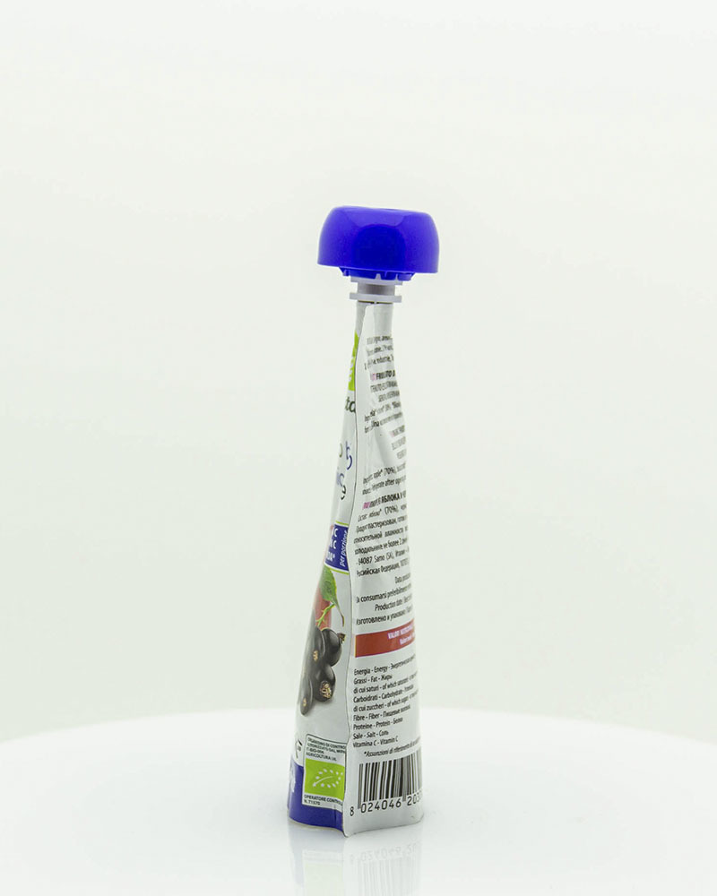 Пюре Bioitalia из Яблока и Черной Смородины-Смузи 120 г