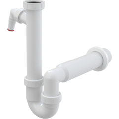 Alcaplast A81-DN50 Сифон трубчатый с накидной гайкой 6/4