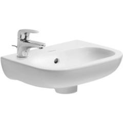 Duravit D-Code 7053600092 Раковина для рук, без перелива, с 1 отв. под смес. слева, 360x270мм, цвет: Белый фото