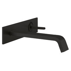 Gessi Rettangolo XL 26188#299 Встраиваемый смеситель для раковины, излив 212мм, рукоятка "джойстик"(внешние части), цвет: черный фото