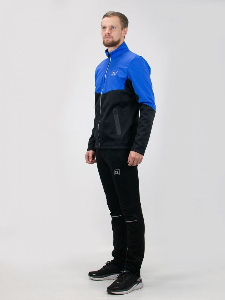 Мужской тренировочный лыжный костюм Noname On the Move 24 black-blue - 2