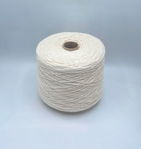 Бобинная пряжа (пр.Италия), art.Cotone, 350м/100 гр. 100%Хлопок, цвет-Сливочный , арт.34830