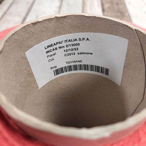 Смесовка с альпакой LINEAPIU INCAS 2/13 коралловый