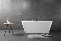 BelBagno BB19-1500-750 Отдельностоящая акриловая ванна с возможностью установки смесителя на борт ванны, 150x74.5, цвет: белый фото