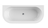 Cezares Slim Wall SLIM WALL-180-80-60-W37-SET Акриловая ванна пристенная, цвет: белый