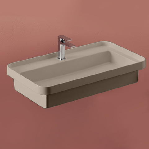ArtCeram Fuori Scala TFL035 41 00 *1 Раковина встраиваемая, 80x45, цвет: бежевый
