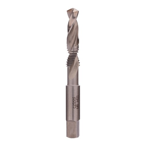 Метчик М 8,0х1,25 (Комбинированный) HSS 6h(2N) 72мм a=6,2 Bucovice(CzTool) 133080