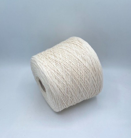 Бобинная пряжа (пр.Италия), art.Cotone, 350м/100 гр. 100%Хлопок, цвет-Сливочный , арт.34830