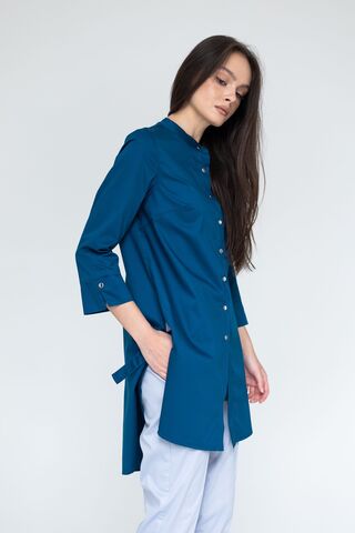 Халат женский  м178 toray стретч opal blue