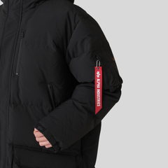 Пуховик Alpha Industries Long Puffer Parka Black (Черная)