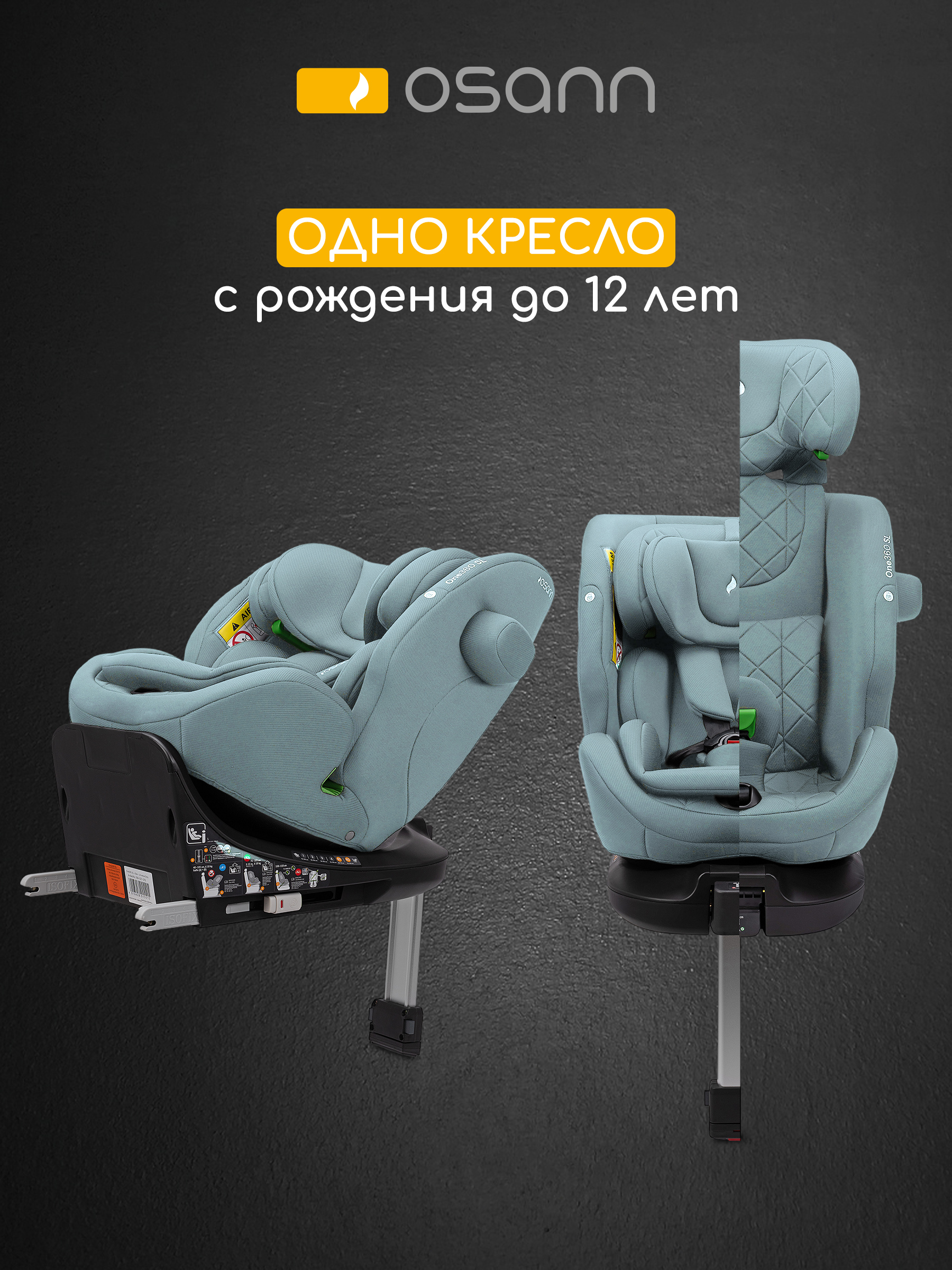 Детское автокресло Osann One360 SL Sky