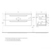 Cezares ECO-CER-800-2C-SO-BL Тумба под раковину, цвет: белый
