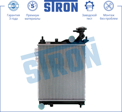 РАДИАТОР GETZ SOHC МКПП, 1,4 -06 STRON (320*370мм)