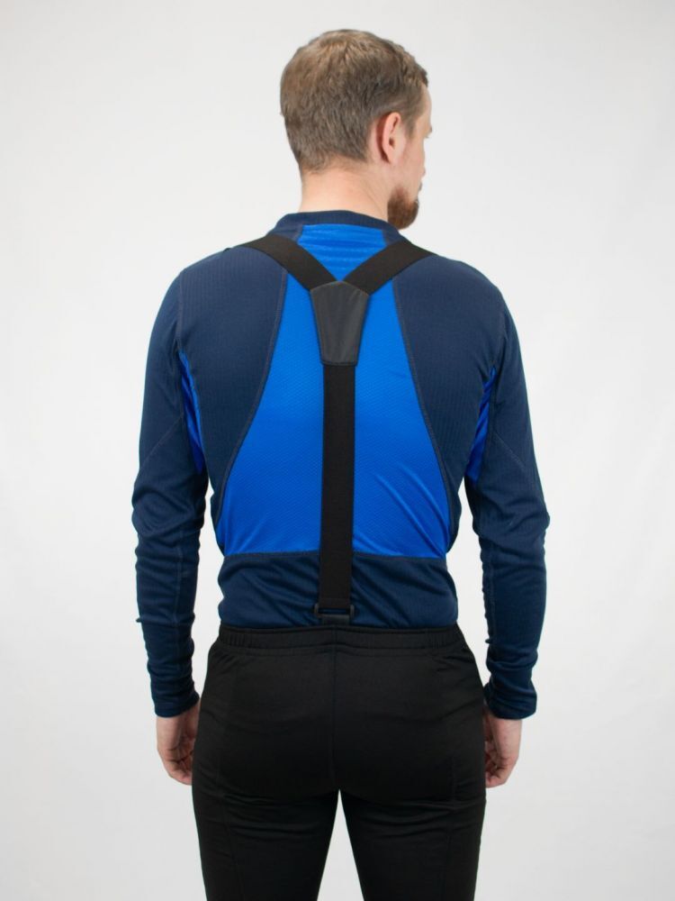 Мужской тренировочный лыжный костюм Noname On the Move 24 black-blue - 9