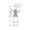 Hansgrohe 40418800 Дозатор жидкого мыла
