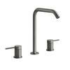 Gessi 316 54311#239 Смеситель для раковины на 3 отверстия, без донного клапана, излив 156мм, h=269мм, цвет: steel brushed