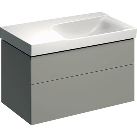 Geberit Xeno2 500.516.00.1 Тумба под раковину, 88x53x46.2см, Серый / Матовое покрытие