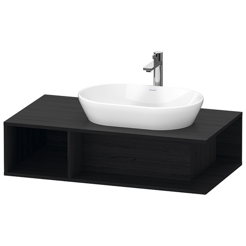 Duravit D-Neo DE495901616 Тумбочка подвесная компакт, 260x1000x550 мм, 1 открытое отделение на левой стороне, цвет: Black Oak