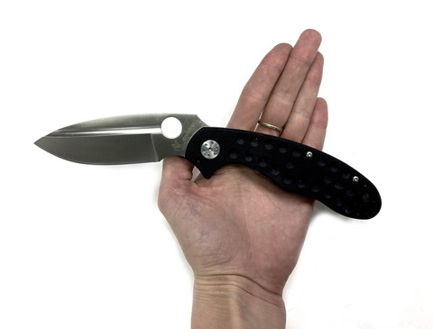 Нож складной, сталь 9Cr18MoV, рукоять G10 и титан, C151G