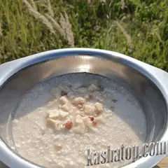 Каша овсяная с клубникой и яблоком без сахара 'Гала-Гала' 40г