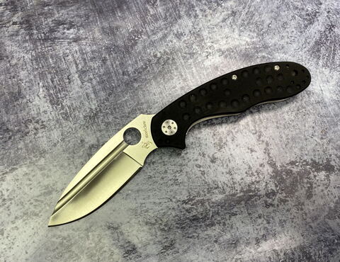Нож складной, сталь 9Cr18MoV, рукоять G10 и титан, C151G
