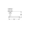 GROHE Atrio 40313003 Держатель туалетной бумаги