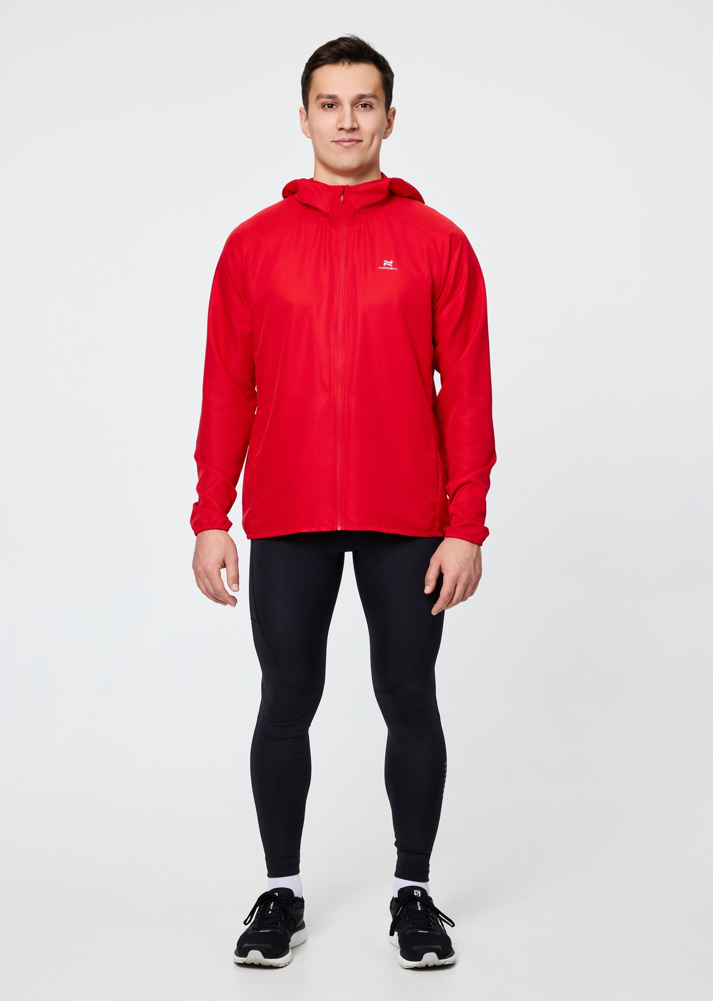 Мужской костюм для бега Nordski Runway Run red
