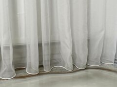 Тюль INVA с утяжелителем 280х500/белый
