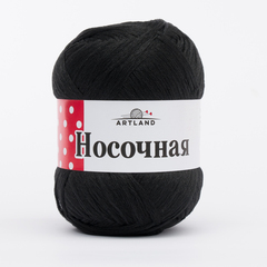 Носочная добавка, п/п 100 %, 50 гр, 200 м, чёрный
