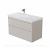 Aquanet 365921 Тумба с раковиной Nova Lite 2.0 90 L 2 ящ. цв. бежевый (365921)