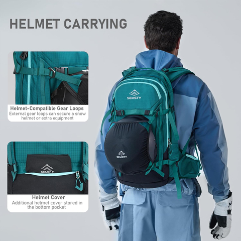 Картинка рюкзак горнолыжный Nevo Rhino 9303-SY Lake Blue - 5