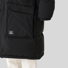 Пуховик Alpha Industries Long Puffer Parka Black (Черная)