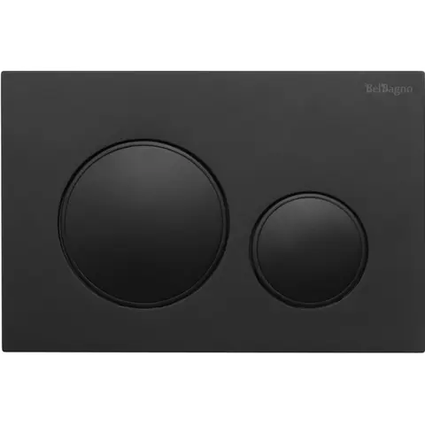 BelBagno BB-17C-NERO.M Кнопка смыва, черный матовый