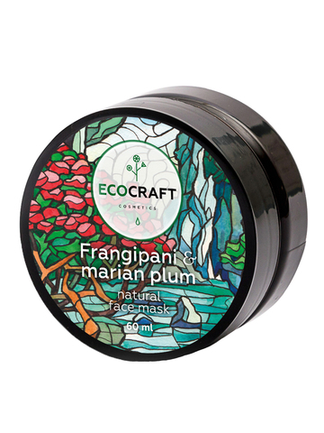 ECOCRAFT Маска для глубокого увлажнения кожи лица Frangipani and Marian plum Франжипани и марианская слива (60 мл)