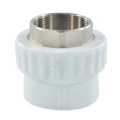 Муфта PP-R комбинированная под ключ белая Дн 50х2" ВР VALFEX 10134150