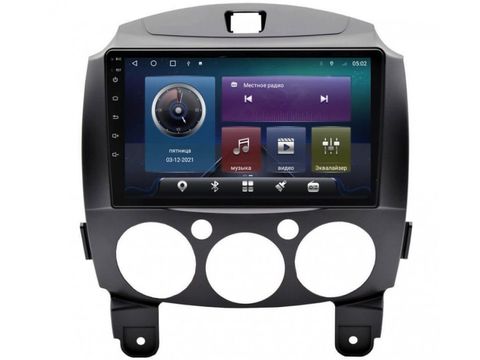 Магнитола Mazda 2/Demio (2007-2014) Android 11 4/64GB QLED DSP 4G модель CB-2086TS18