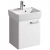 Geberit Renova Plan 879350000 Тумба под раковину, 41x46x38см, матовый белый / меламиновое покрытие, белая / блестящая лакированная