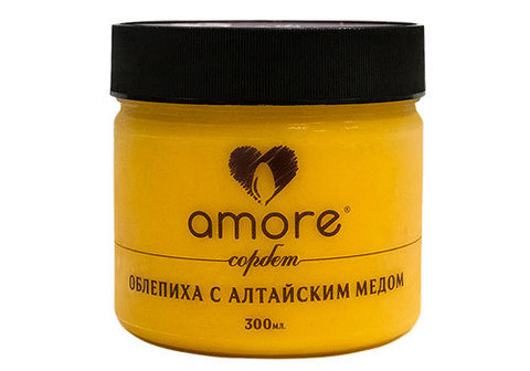 Сорбет AMORE облепиха с алтайским медом, 300мл