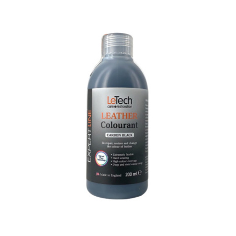 LeTech Expert Line Краска для кожи (Leather Colourant) Carbon Black 200мл