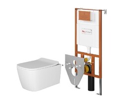 ArtCeram A16 700.101.03 Комплект: унитаз + сиденье + инсталляция, цвет: белый фото