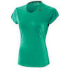 Mizuno Core Tee футболка беговая женская зеленая - 1