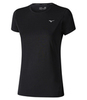 Футболка для бега женская Mizuno Impulse Core Tee черная - 1