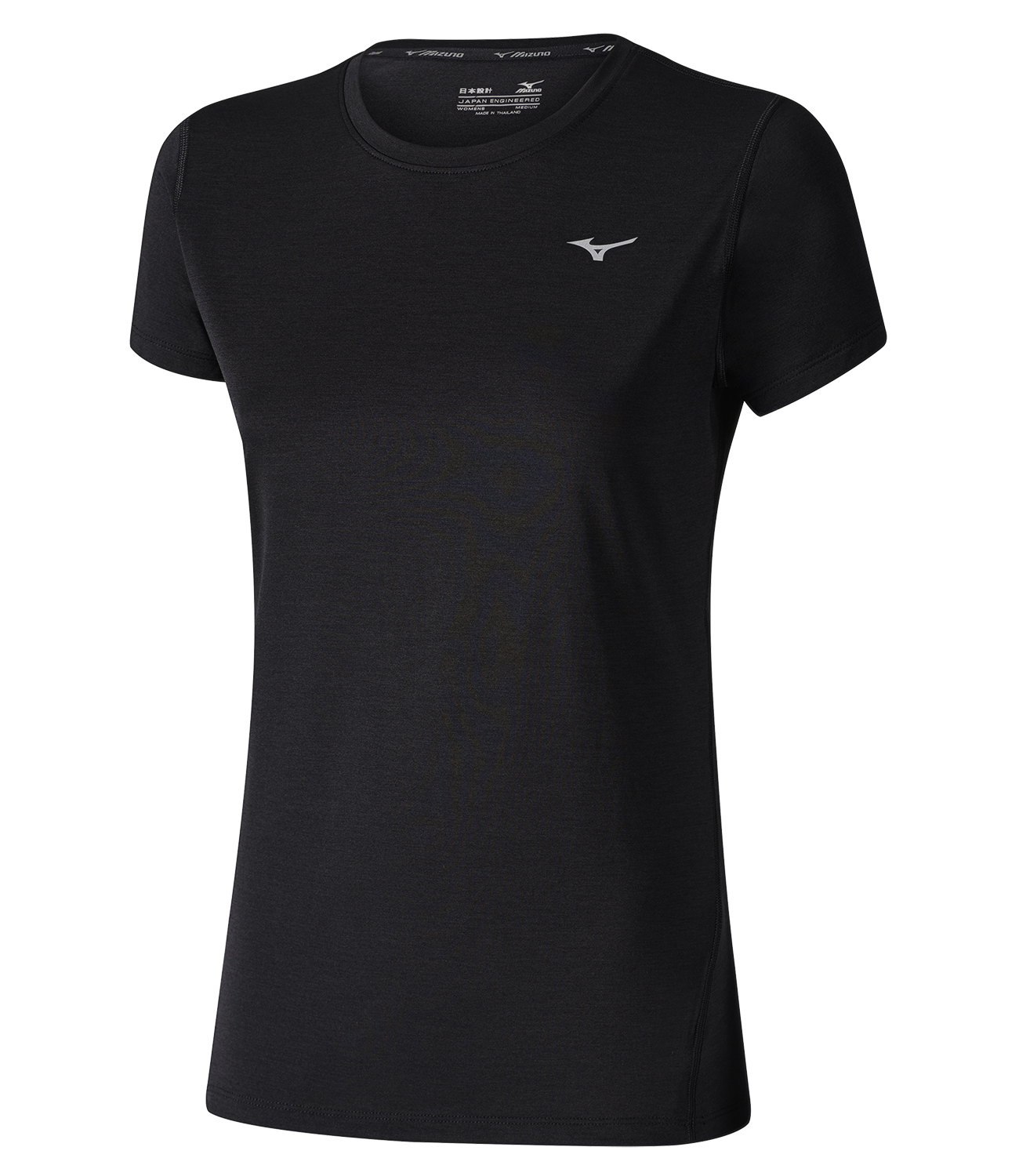 Футболка для бега женская Mizuno Impulse Core Tee черная