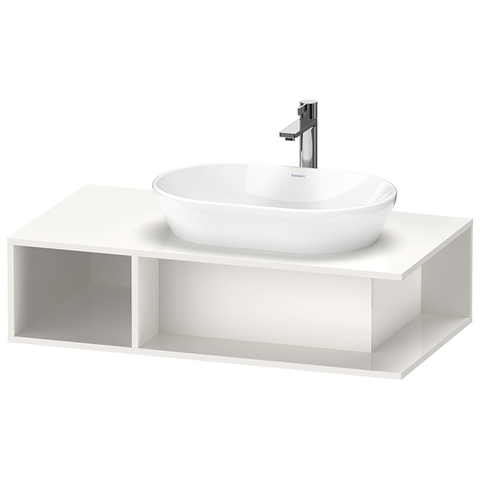 Duravit D-Neo DE495902222 Тумбочка подвесная компакт, 260x1000x550 мм, 1 открытое отделение на левой стороне, цвет: белый высокоглянцевый