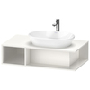 Duravit D-Neo DE495902222 Тумбочка подвесная компакт, 260x1000x550 мм, 1 открытое отделение на левой стороне, цвет: белый высокоглянцевый