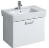 Geberit Renova Plan 879130000 Тумба под раковину, 67x46.3x47.2см, матовый белый / меламиновое покрытие, ультраглянцевый белый / пленочное покрытие
