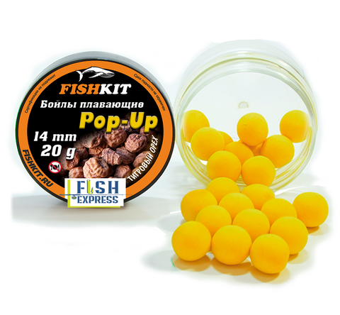Бойлы FISHKIT POP-UP 14 мм Тигровый орех